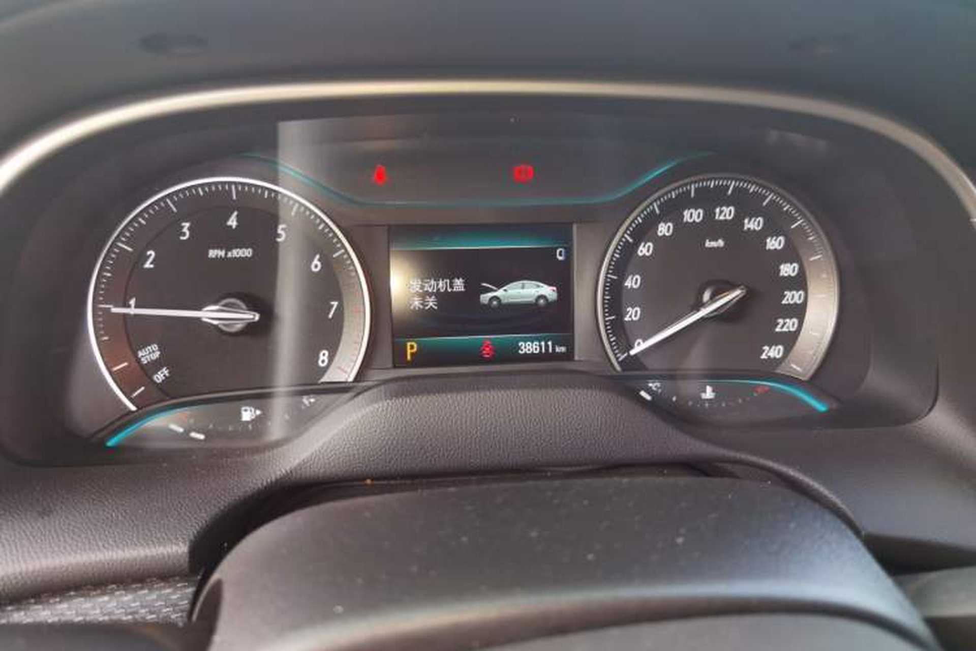 Used Buick GT 2021 Revised Version Flagship 1.5L Automatic Elite Edition Odometer Close Up