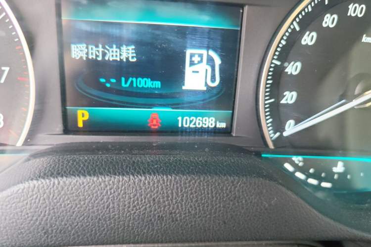 Used Buick GT 2021 Revised Version Flagship 1.5L Automatic Elite Edition Odometer Close Up