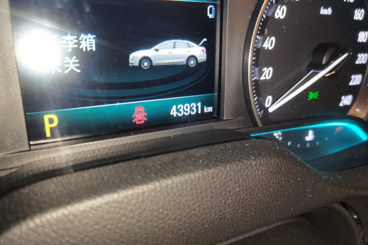 Used Buick GT 2021 Revised Version Flagship 1.5L Automatic Elite Edition Odometer Close Up