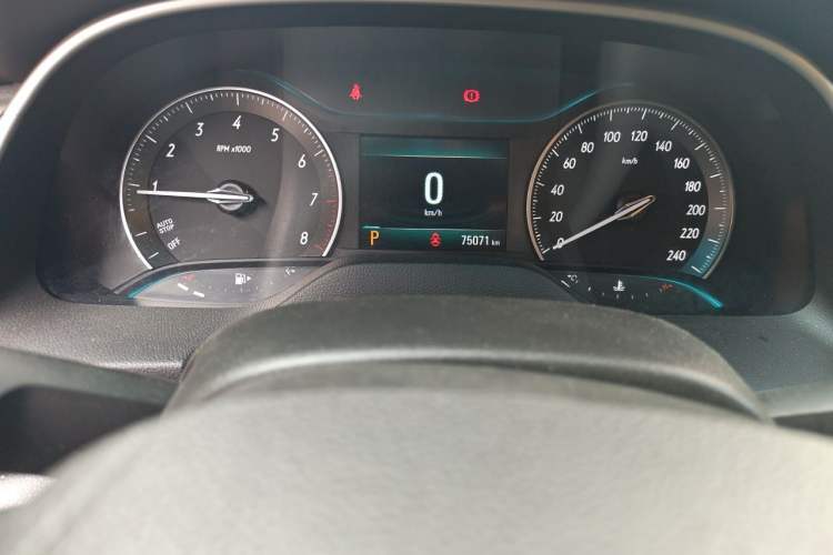 Used Buick GT 2021 Revised Version Flagship 1.5L Automatic Elite Edition Odometer Close Up