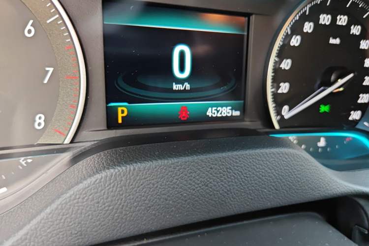 Used Buick GT 2021 Revised Version Flagship 1.5L Automatic Elite Edition Odometer Close Up