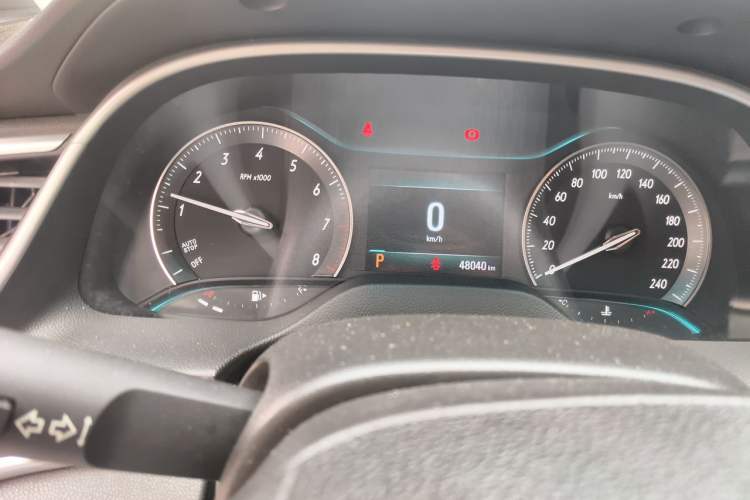 Used Buick GT 2021 Revised Version Flagship 1.5L Automatic Elite Edition Odometer Close Up