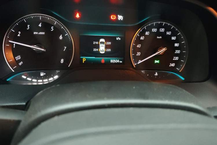 Used Buick GT 2021 Revised Version Flagship 1.5L Automatic Elite Edition Odometer Close Up