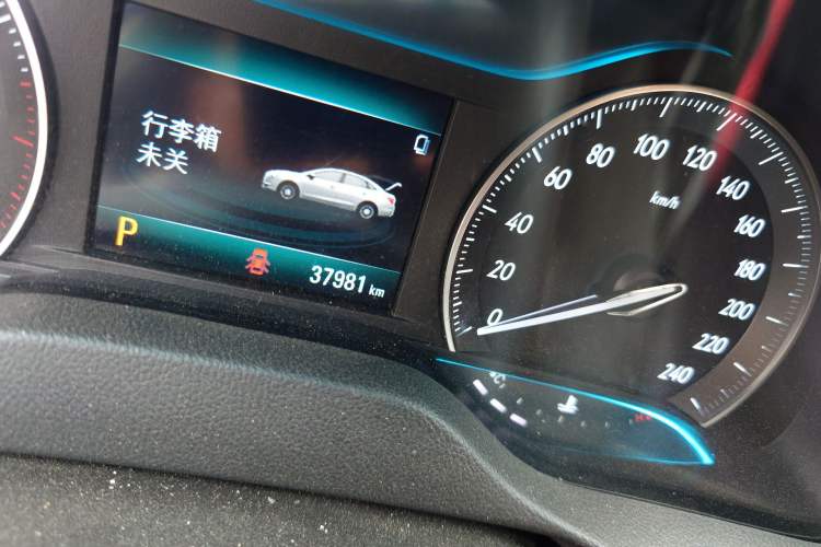 Used Buick GT 2021 Revised Version Flagship 1.5L Automatic Elite Edition Odometer Close Up