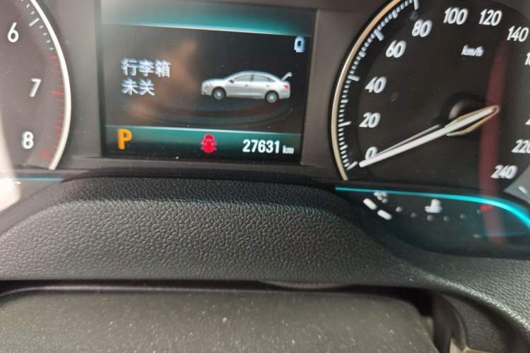Used Buick GT 2021 Exemplar 1.5L Automatic Entry-Level Trim Odometer Close Up