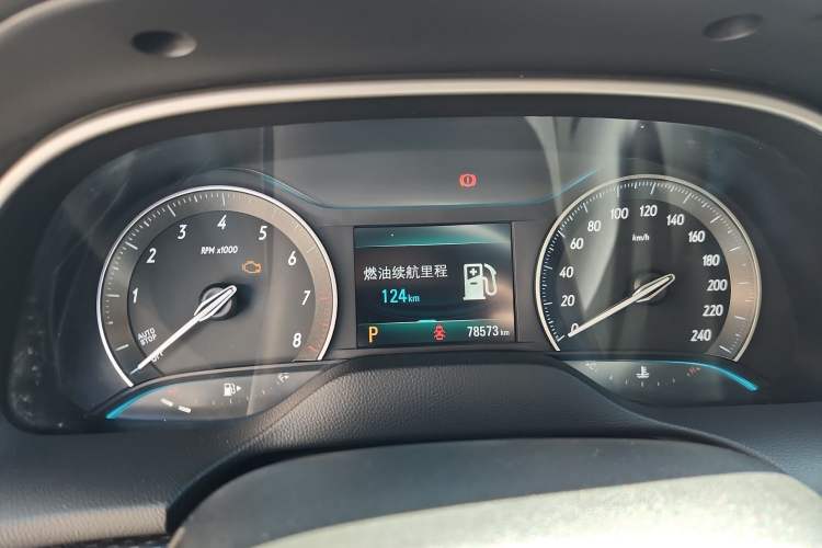 Used Buick GT 2021 Revised Version 1.3T Automatic Mild Hybrid Elite Edition Odometer Close Up