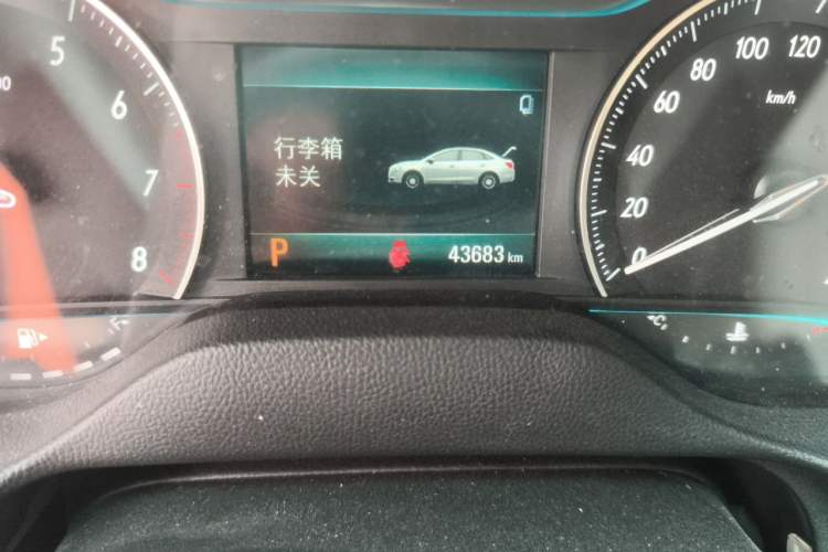 Used Buick GT 2021 Exemplar 1.5L Automatic Elite Version Odometer Close Up
