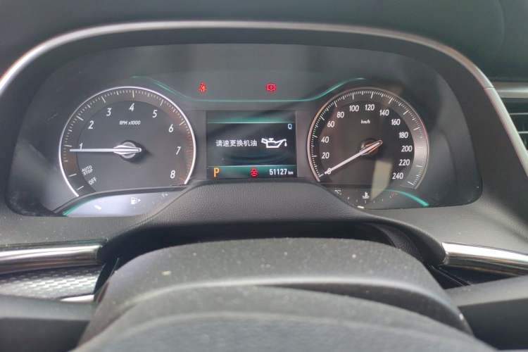 Used Buick GT 2021 Revised Version Flagship 1.5L Automatic Elite Edition Odometer Close Up