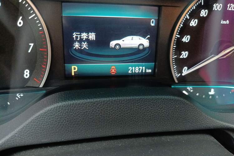 Used Buick GT 2021 Revised Version Flagship 1.5L Automatic Elite Edition Odometer Close Up