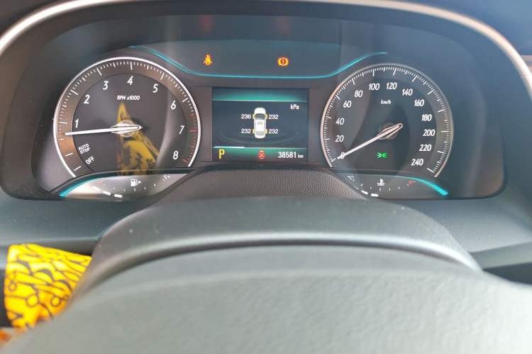 Used Buick GT 2021 Revised Version Flagship 1.5L Automatic Elite Edition Odometer Close Up