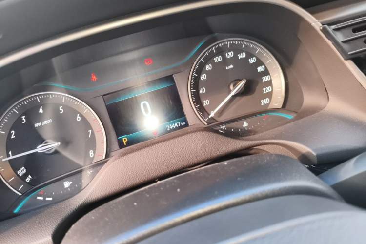 Used Buick GT 2021 Revised Version Flagship 1.5L Automatic Elite Edition Odometer Close Up