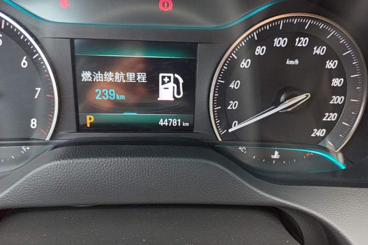 Used Buick GT 2021 Revised Version Flagship 1.5L Automatic Elite Edition Odometer Close Up