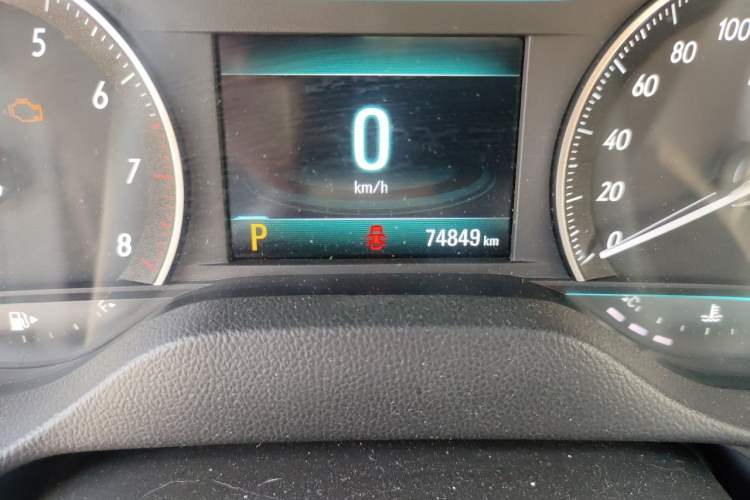 Used Buick GT 2021 Revised Version 1.3T Automatic Mild Hybrid Elite Edition Odometer Close Up