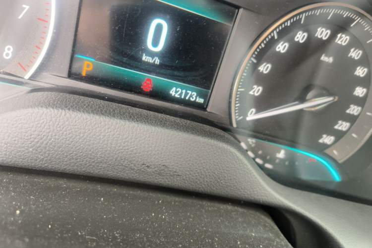 Used Buick GT 2021 Revised Version Flagship 1.5L Automatic Elite Edition Odometer Close Up