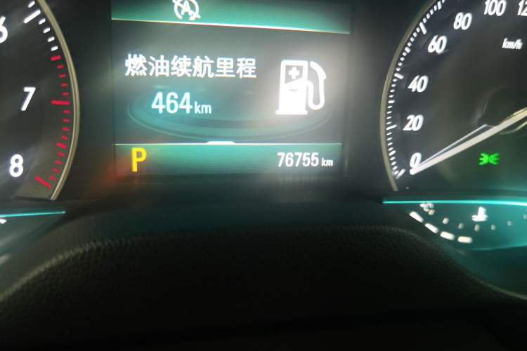 Used Buick GT 2021 Exemplar 1.5L Automatic Elite Version Odometer Close Up