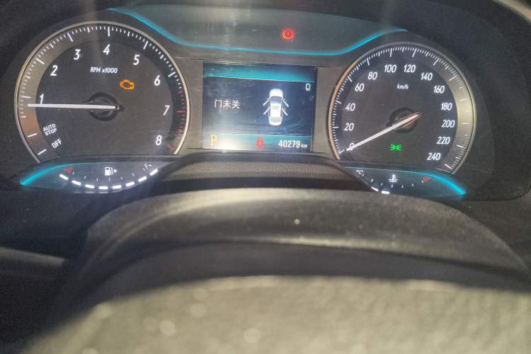 Used Buick GT 2021 Revised Version 1.3T Automatic Mild Hybrid Elite Edition Odometer Close Up