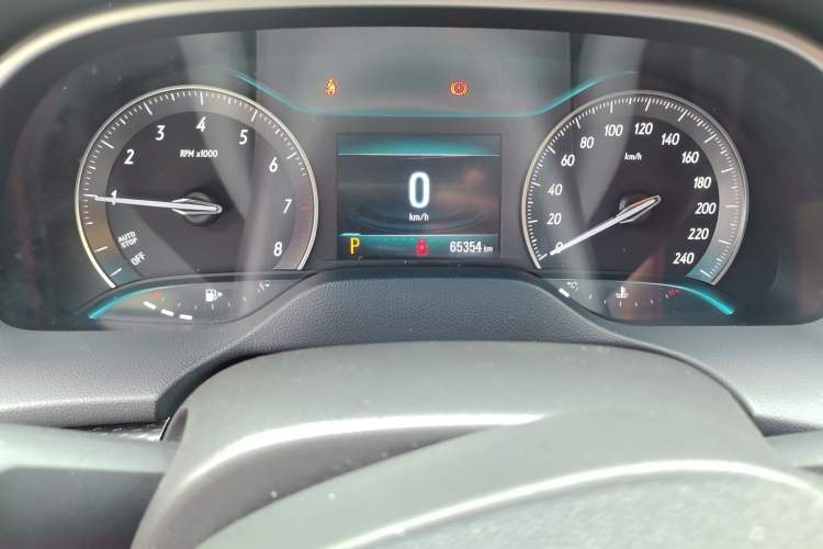 Used Buick GT 2021 Revised Version Flagship 1.5L Automatic Elite Edition Odometer Close Up