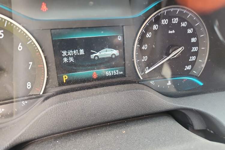 Used Buick GT 2021 Revised Version Flagship 1.5L Automatic Elite Edition Odometer Close Up