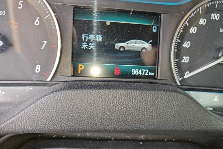 Used Buick GT 2021 Revised Version 1.3T Automatic Mild Hybrid Elite Edition Odometer Close Up