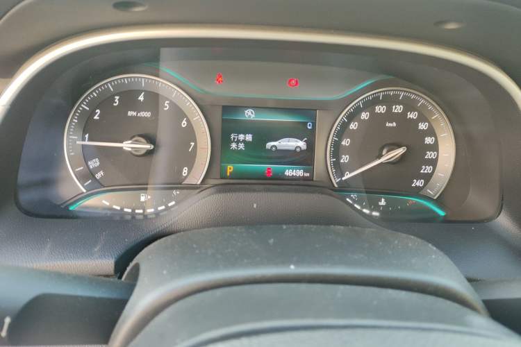 Used Buick GT 2021 Revised Version Flagship 1.5L Automatic Elite Edition Odometer Close Up