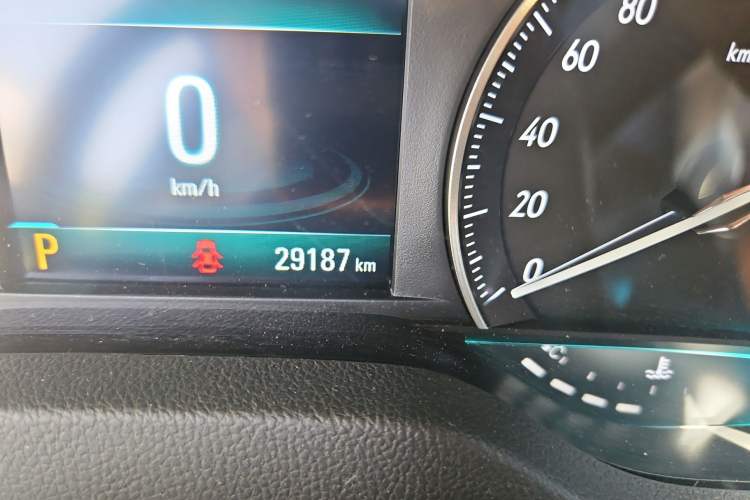 Used Buick GT 2021 Revised Version Flagship 1.5L Automatic Elite Edition Odometer Close Up
