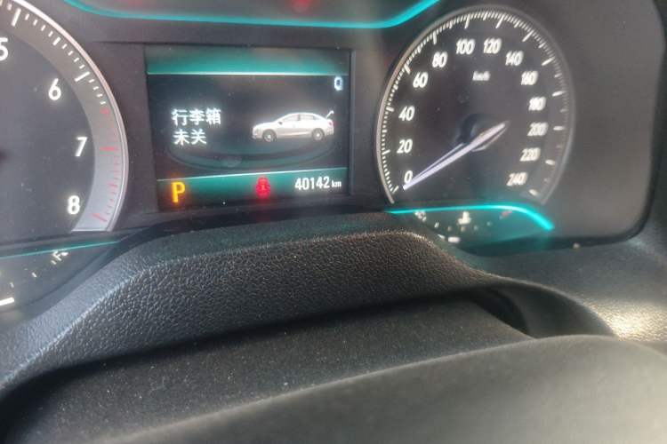 Used Buick GT 2021 Exemplar 1.5L Automatic Entry-Level Trim Odometer Close Up
