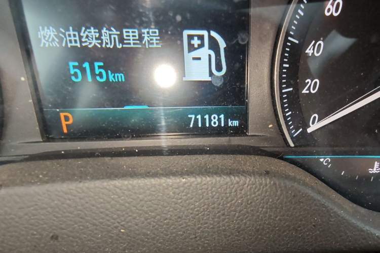 Used Buick GT 2021 1.3T Automatic Mild Hybrid Elite Version Odometer Close Up