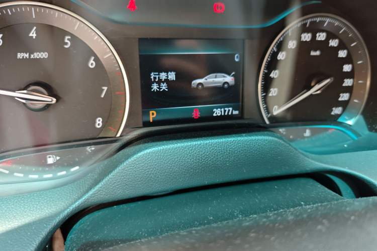 Used Buick GT 2021 Revised Version Flagship 1.5L Automatic Elite Edition Odometer Close Up