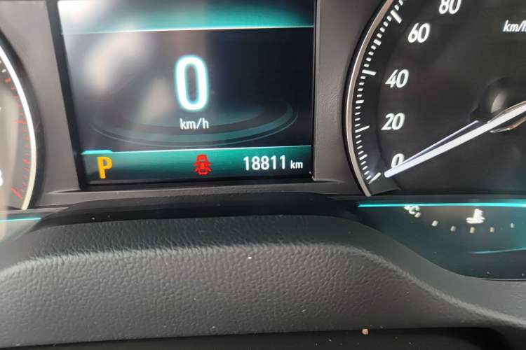 Used Buick GT 2021 Revised Version Flagship 1.5L Automatic Elite Edition Odometer Close Up