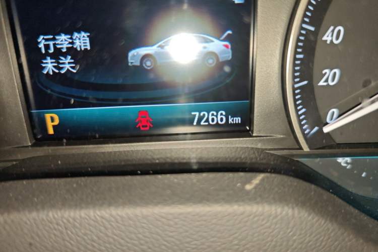 Used Buick GT 2021 Revised Version Flagship 1.5L Automatic Elite Edition Odometer Close Up