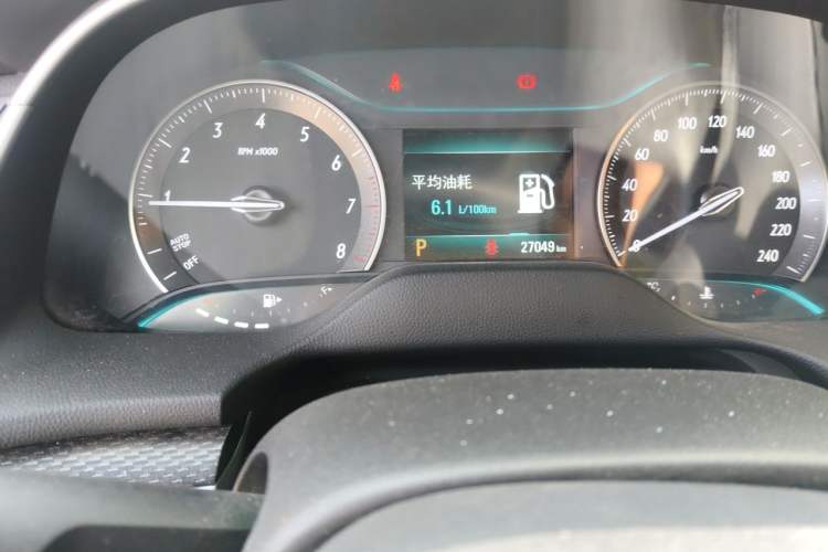 Used Buick GT 2021 Revised Version Flagship 1.5L Automatic Elite Edition Odometer Close Up