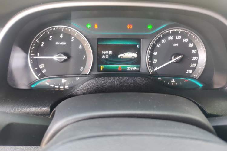Used Buick GT 2021 Revised Version Flagship 1.5L Automatic Elite Edition Odometer Close Up