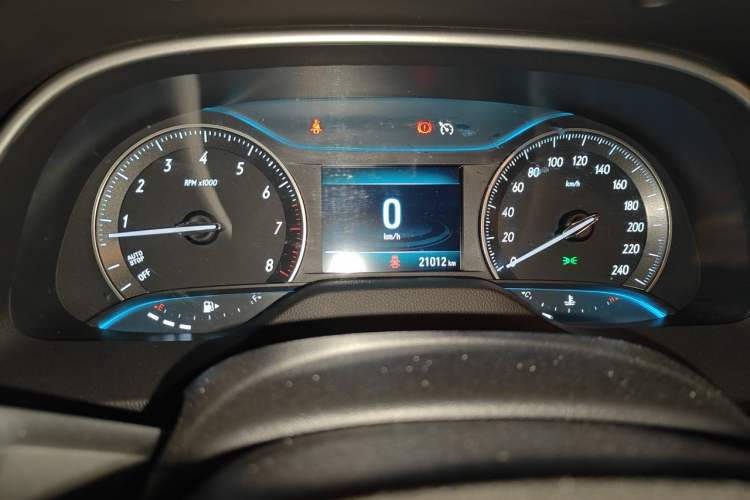 Used Buick GT 2021 Revised Version Flagship 1.5L Automatic Elite Edition Odometer Close Up