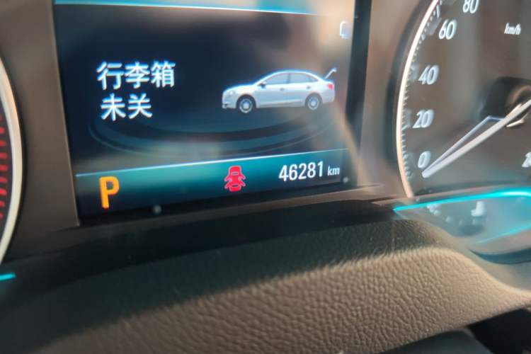 Used Buick GT 2021 Exemplar 1.5L Automatic Elite Version Odometer Close Up