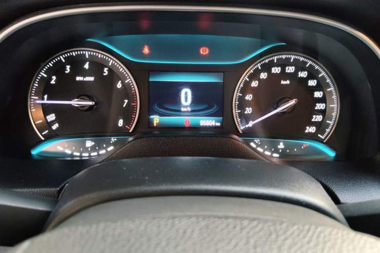 Used Buick GT 2021 Exemplar 1.5L Automatic Entry-Level Trim Odometer Close Up