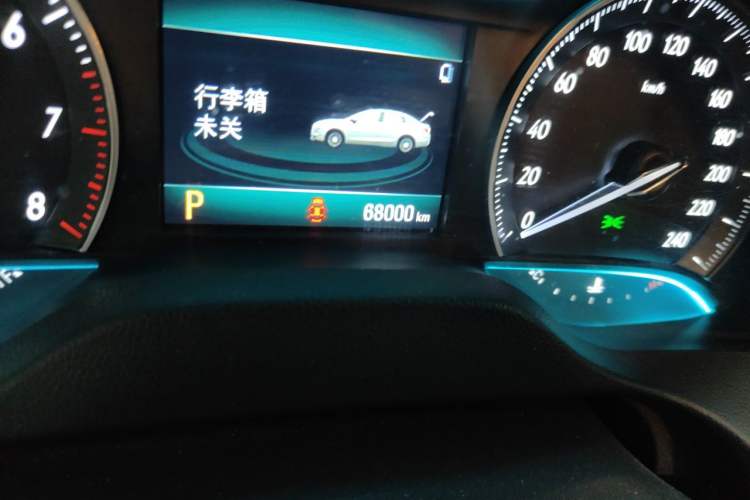 Used Buick GT 2021 Revised Version Flagship 1.5L Automatic Elite Edition Odometer Close Up