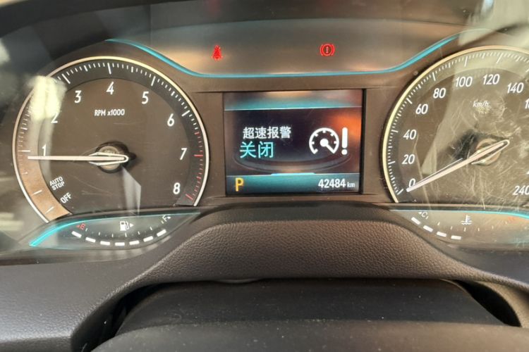 Used Buick GT 2021 Exemplar 1.5L Automatic Elite Version Odometer Close Up