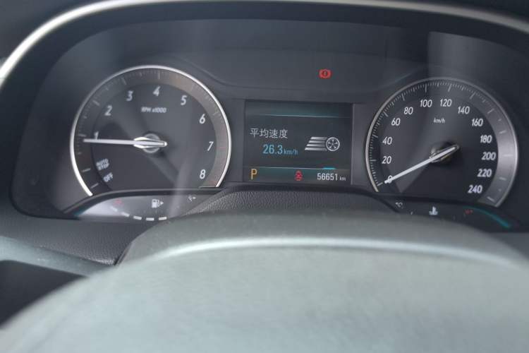 Used Buick GT 2021 Revised Version Flagship 1.5L Automatic Elite Edition Odometer Close Up