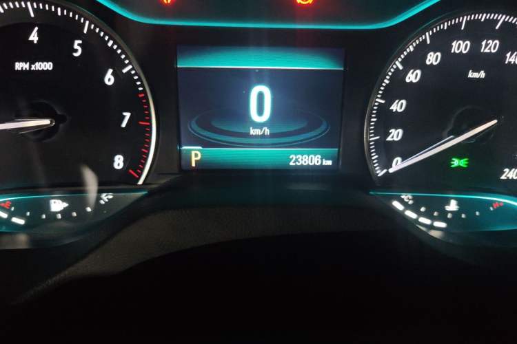 Used Buick GT 2021 Revised Version Flagship 1.5L Automatic Elite Edition Odometer Close Up