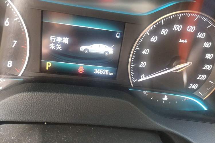 Used Buick GT 2021 Revised Version Flagship 1.5L Automatic Elite Edition Odometer Close Up