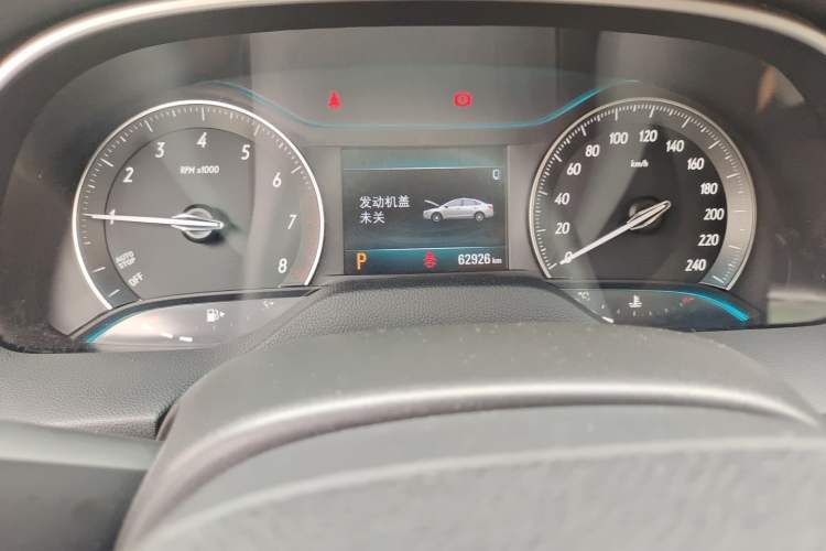 Used Buick GT 2021 Revised Version 1.3T Automatic Mild Hybrid Elite Edition Odometer Close Up