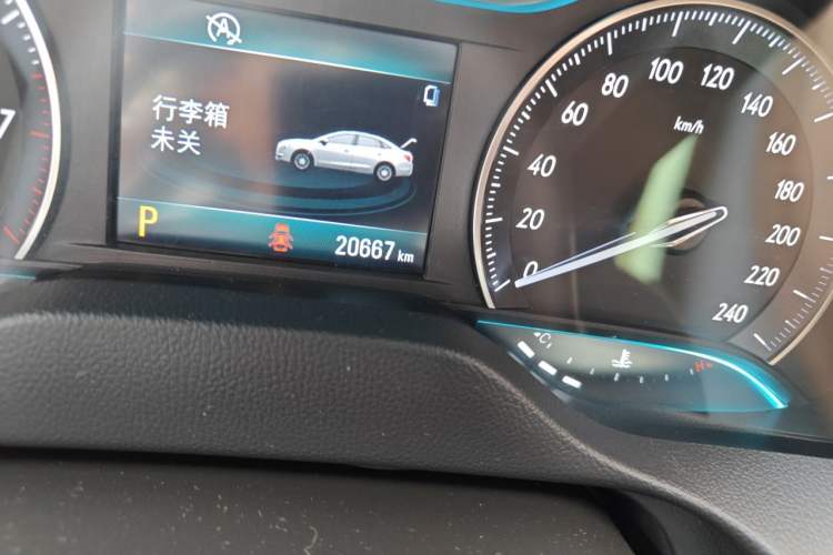Used Buick GT 2021 Revised Version Flagship 1.5L Automatic Elite Edition Odometer Close Up