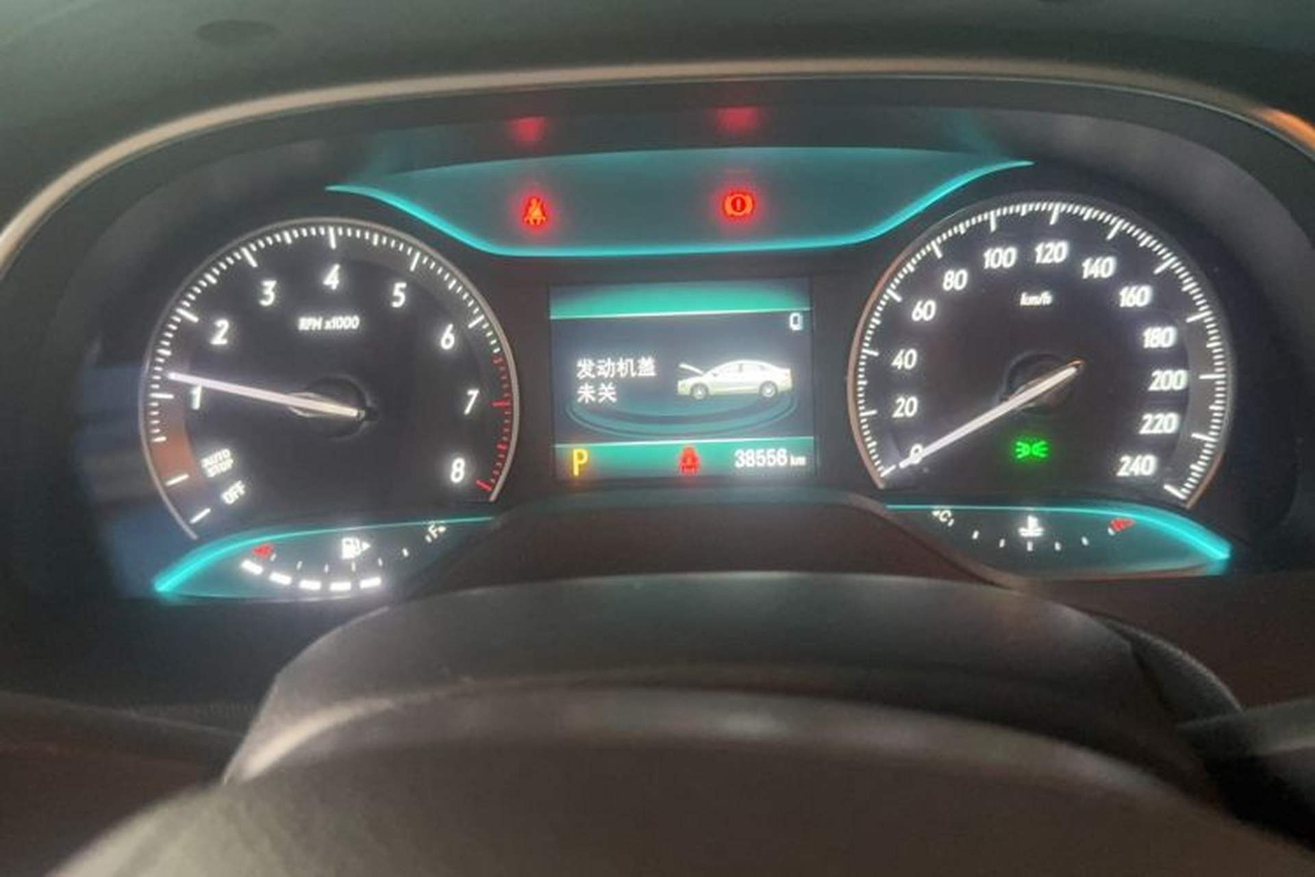 Used Buick GT 2021 Revised Version Flagship 1.5L Automatic Elite Edition Odometer Close Up