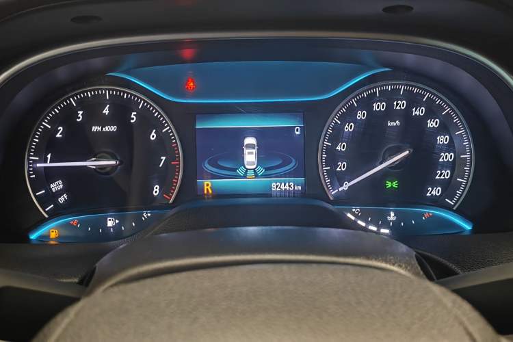 Used Buick GT 2021 Revised Version 1.3T Automatic Mild Hybrid Elite Edition Odometer Close Up