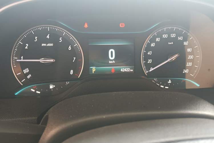 Used Buick GT 2021 Revised Version Flagship 1.5L Automatic Elite Edition Odometer Close Up