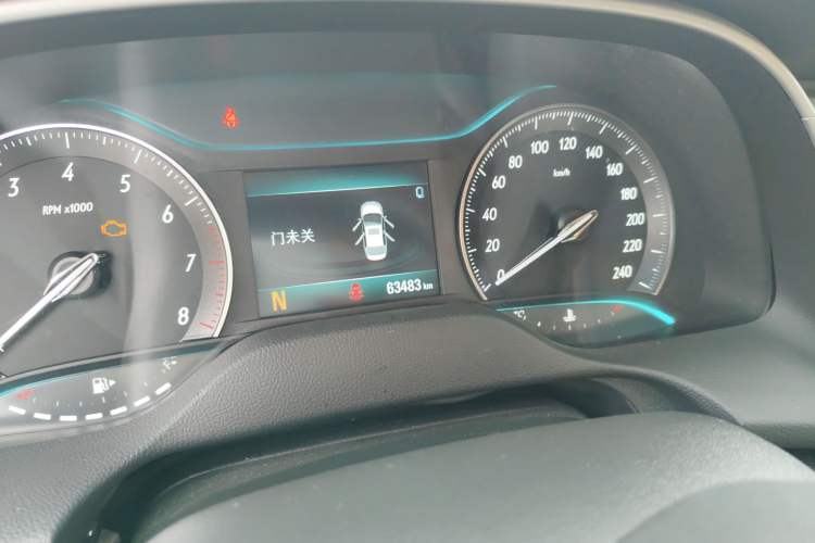 Used Buick GT 2021 Exemplar 1.5L Automatic Elite Version Odometer Close Up