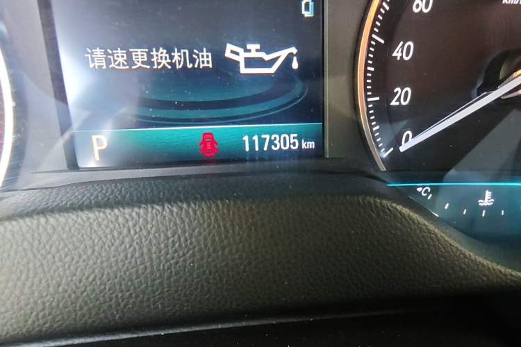 Used Buick GT 2021 Revised Version Flagship 1.5L Automatic Elite Edition Odometer Close Up