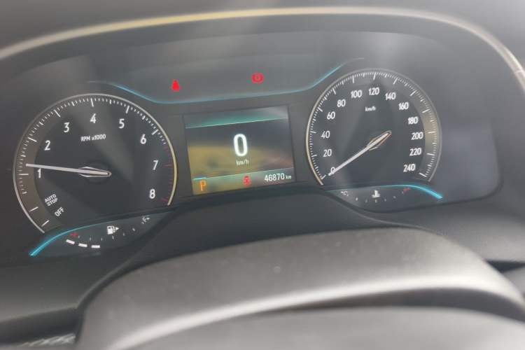 Used Buick GT 2021 Revised Version 1.3T Automatic Mild Hybrid Elite Edition Odometer Close Up