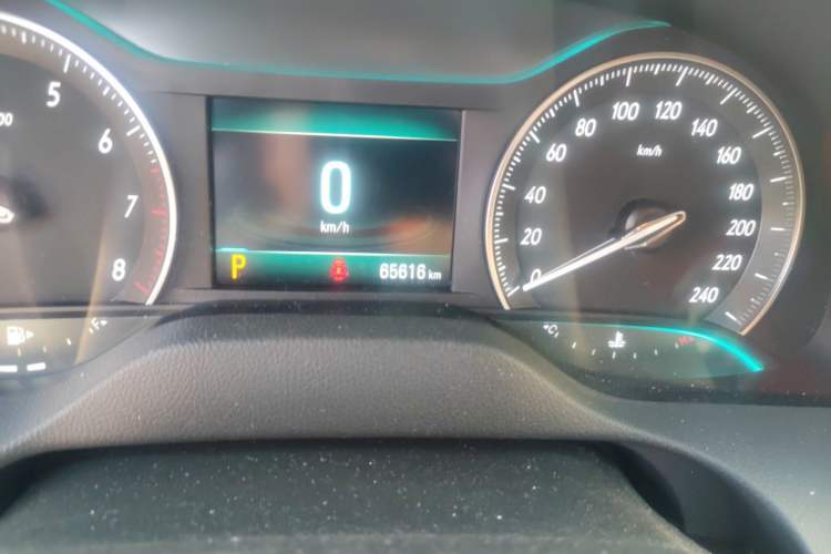 Used Buick GT 2021 Revised Version Flagship 1.5L Automatic Elite Edition Odometer Close Up
