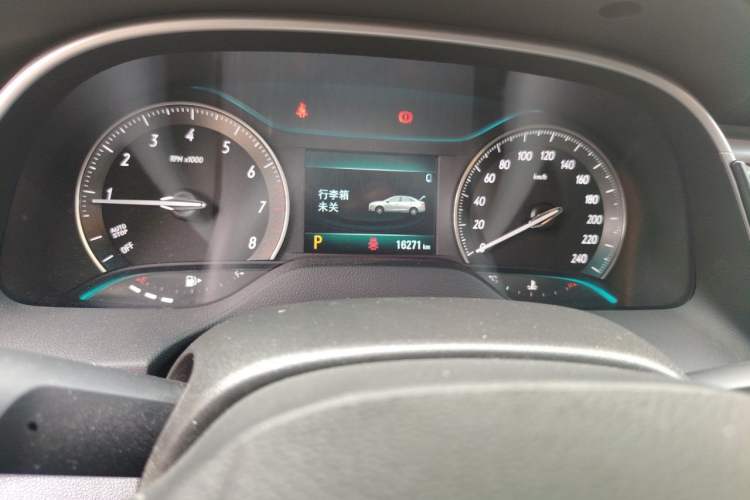 Used Buick GT 2021 Revised Version Flagship 1.5L Automatic Elite Edition Odometer Close Up